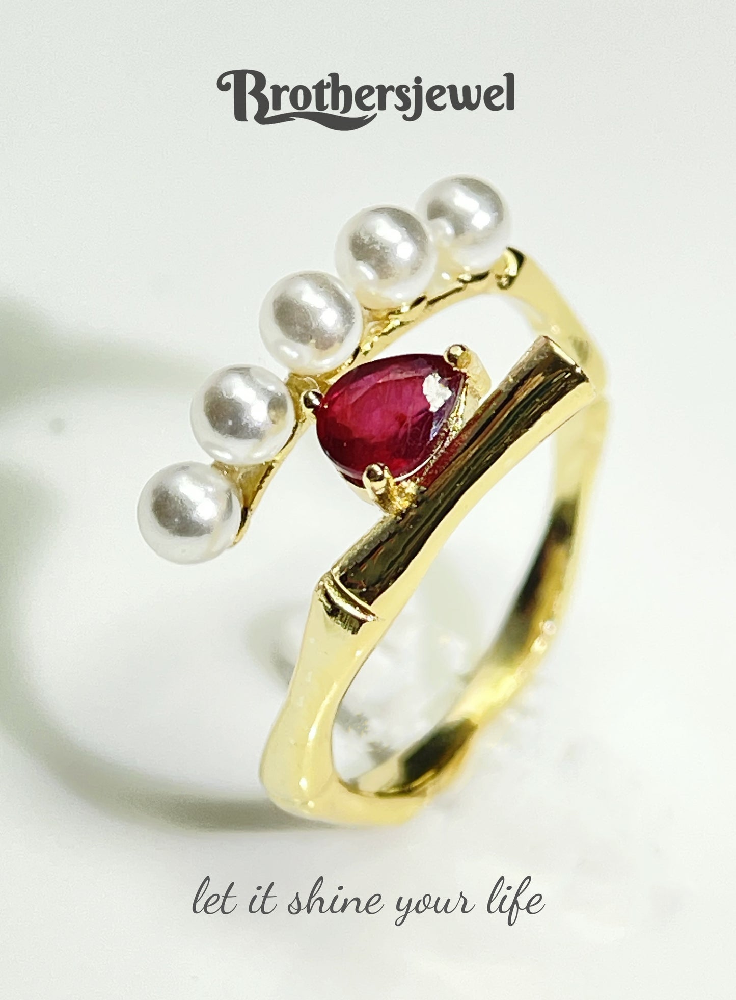 S925 Silver Natural Gorgeous Ruby  Ring L0078176